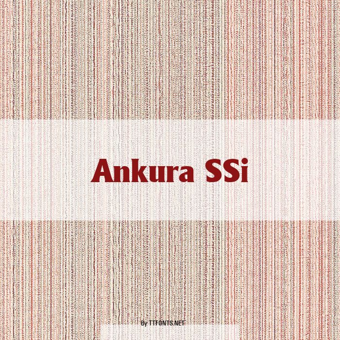 Ankura SSi example